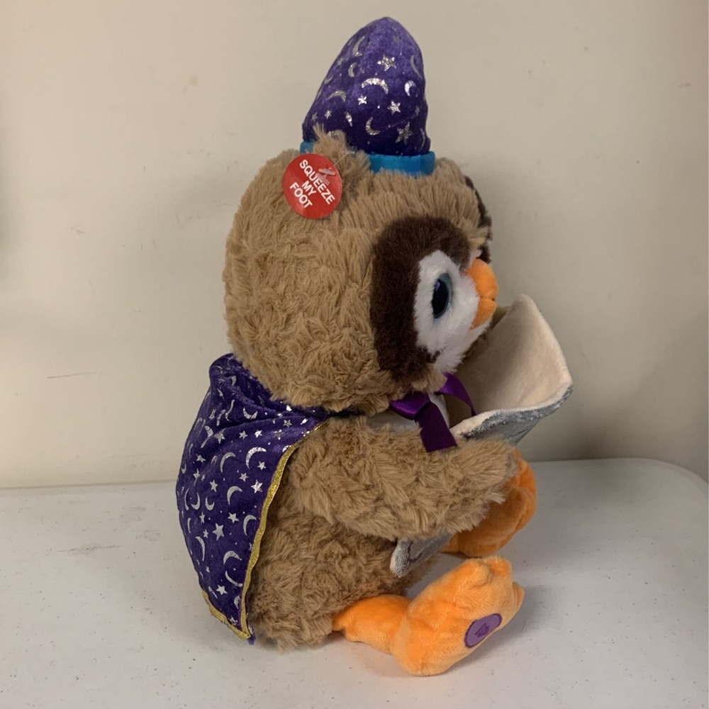 Octavius the Storytelling Owl Stuffed Animal Plush Toy, 12" Tall - Picture 2 of 8